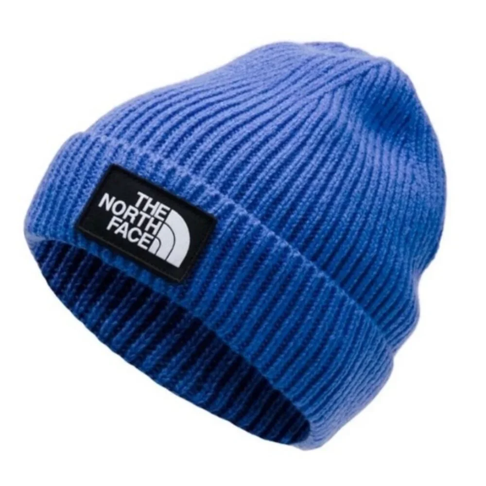The North Face Box Logo Cuff Beanie TNF Blue